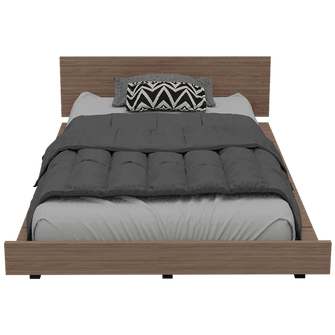 Cama Sencilla Wesley, Miel, Incluye Tendido de Tablones