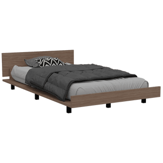 Cama Sencilla Wesley, Miel, Incluye Tendido de Tablones