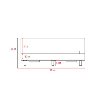 Combo Para Habitación Gennesi, Incluye Closet - Cama - Organizador - Mueble tocador - Mesa de Noche