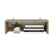 Complemento de Biblioteca Home, Macadamia y Blanco Duqueza, para Adicionar un Compartimiento a tus Espacios