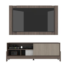 Mesa Para Tv Odell, Milan y Roble Natural, Para Televisor desde 50" a 65"