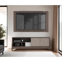 Mesa Para Tv Odell, Milan y Roble Natural, Para Televisor desde 50" a 65"
