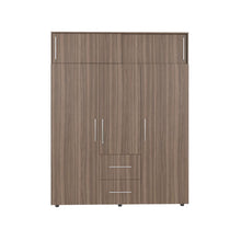 Closet Montano 160, Avellana y Wengue, Con Tres Puertas