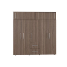 Closet Montano 230, Avellana y Wengue, De Dos puertas Corredizas