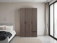 Closet Kenvil, Milan y Wengue, con un cajon y tres puertas
