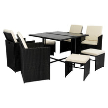 Comedor de Exterior Mucura , Negro y Blanco