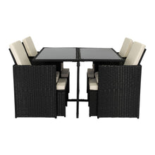 Comedor de Exterior Mucura , Negro y Blanco