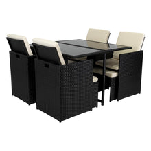 Comedor de Exterior Mucura , Negro y Blanco