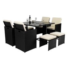 Comedor de Exterior Mucura , Negro y Blanco