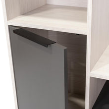 Mesa para Tv Marsel, Nevado y Plata Oscuro, Para Televisor para 60 Pulgadas