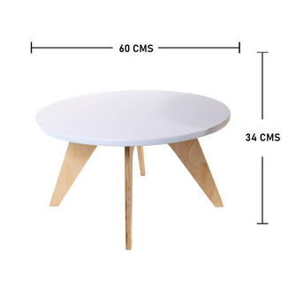 Mesa De Centro Neusa DKO Blanco - VIRTUAL MUEBLES