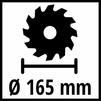 Sierra Circular /165 Mm  Inalámbrica, Bateria y Cargador 2,5 Ah