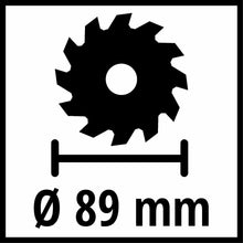 Mini Sierra Circular Inalámbrica, Bateria y Cargador 2,5 Ah