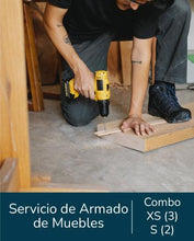 Servicio de Armado, Combo XS (3) - S (2), para Muebles.