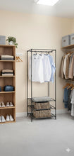 Closet Organizador Lula, Negro, De Tres Niveles