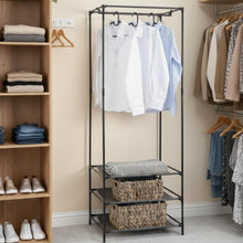 Closet Organizador Lula, Negro, De Tres Niveles