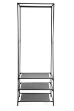 Closet Organizador Lula, Negro, De Tres Niveles