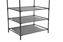 Closet Organizador Lula, Negro, De Tres Niveles