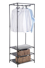 Closet Organizador Lula, Negro, De Tres Niveles