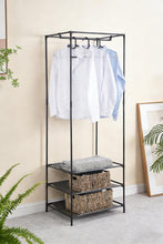 Closet Organizador Lula, Negro, De Tres Niveles