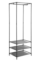 Closet Organizador Lula, Negro, De Tres Niveles