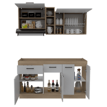 Cocina Integral Galapa, Beige y Blanco, no incluye mesón