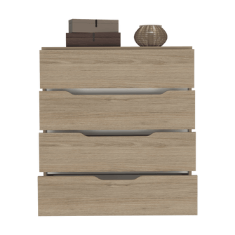 Organizador Zory, Beige y Blanco, con Cuatro Cajones