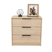 Organizador Wesley, Beige y Blanco, con Tres Cajones