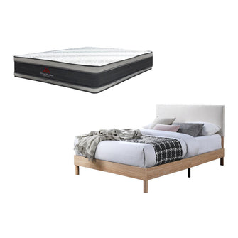 Combo Para Habitación Neptuno, Incluye Cama Doble y Colchon 140x190