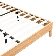 Cama Doble Sonia, Beige, con respaldo tapizado