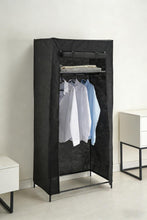 Closet Organizador Tuco, Negro, De tela, con espacio para organizar ropa