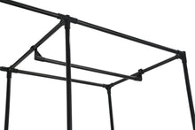 Closet Organizador Ena, Negro, En tela con variedad de entrepaños
