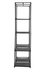 Closet Organizador Ena, Negro, En tela con variedad de entrepaños