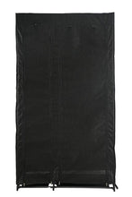 Closet Organizador Dono, Negro,  con variedad de entrepaños en tela