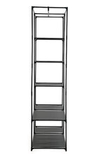 Closet Organizador Dono, Negro,  con variedad de entrepaños en tela