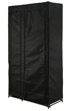 Closet Organizador Dono, Negro,  con variedad de entrepaños en tela