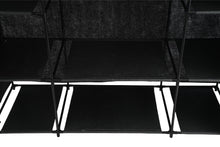 Closet Organizador Belo, Negro, En tela con variedad de entrepaños laterales