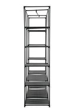 Closet Organizador Belo, Negro, En tela con variedad de entrepaños laterales
