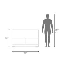 Barra de Cocina Kuho, Kronos Blanco y Kronos Fresno, Moderna con variedad de entrepaños para ubicar elementos de cocina ZF