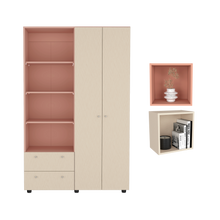 Combo para Habitación Torin, Incluye Closet y 2 Repisas