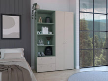 Combo para Habitación Brunea, Incluye Closet y 2 Repisas