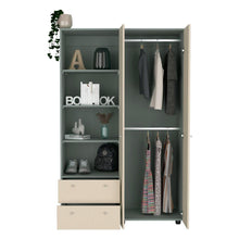 Closet Home, Agave y Toquilla, con dos puertas abatibles