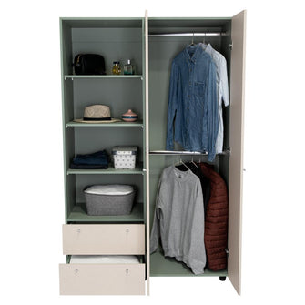 Closet Mokat, Agave y Toquilla, con dos puertas abatibles