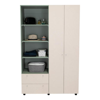 Closet Mokat, Agave y Toquilla, con dos puertas abatibles