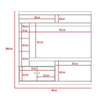 Combo Coiba, Incluye Mesa Para TV Y Televisor