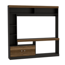 Mesa Para Tv Clasic, Wengue y Cobre, Para Televisor de 55 Pulgadas