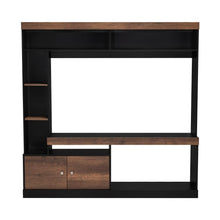 Mesa Para Tv Clasic, Wengue y Cobre, Para Televisor de 55 Pulgadas