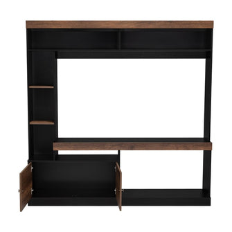 Mesa Para Tv Clasic, Wengue y Cobre, Para Televisor de 55 Pulgadas
