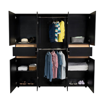 Closet Grande Imperial 200x200 Wengue y Fresno Europeo