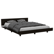 Combo para Habitación Tenesis, Incluye Cama - Colchón - Dos Mesas de Noche y Repisa